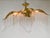 Metal 1990s Five Arm/ Branch Palm Tree Chandelier For Sale - Image 7 of 14