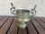 Art Nouveau Vintage Italian Brass Cherubs Candle Holder Urn For Sale - Image 3 of 7