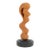 Late 20th Century Modernist Biomorphic Wood Revolving Sculpture For Sale