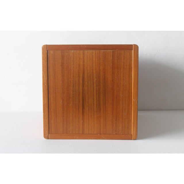 1970s FBJ Møbler Danish Scandinavian Modern Teak Pedestal Plant Stand End Side Table For Sale - Image 16 of 17