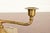 Brass Roycroft Arts & Crafts Brass Finished Hammered Copper Candelabra For Sale - Image 8 of 12