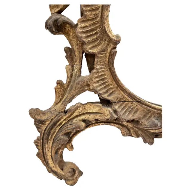 Chippendale Chinoiserie Style Carved Giltwood Bird Mirror, Italy For Sale In Philadelphia - Image 6 of 10