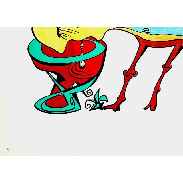 Salvador Dalí 1970s Salvador Dali Vitraux 4 Sheets Royal Insect For Sale - Image 4 of 5