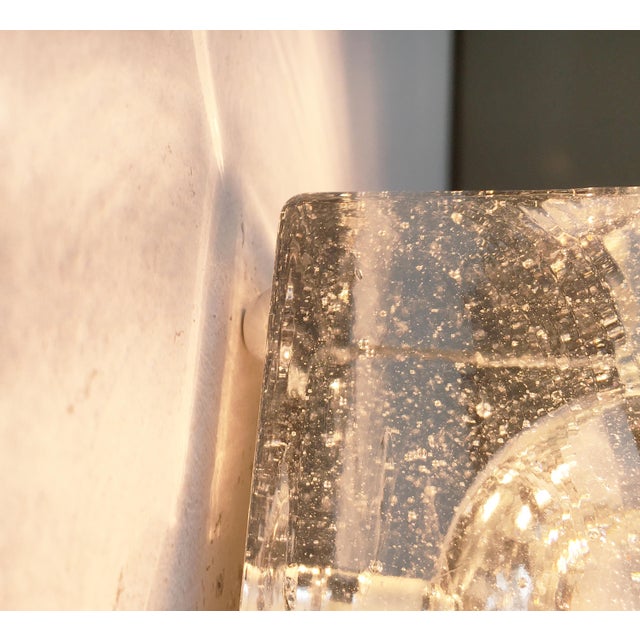 Glass Vintage German Space Age Type 310 Glass Wall Lamps by Ludwig Beilharz for MZ Müller & Zimmer Leuchten, 1970s, Set of 6 For Sale - Image 7 of 18