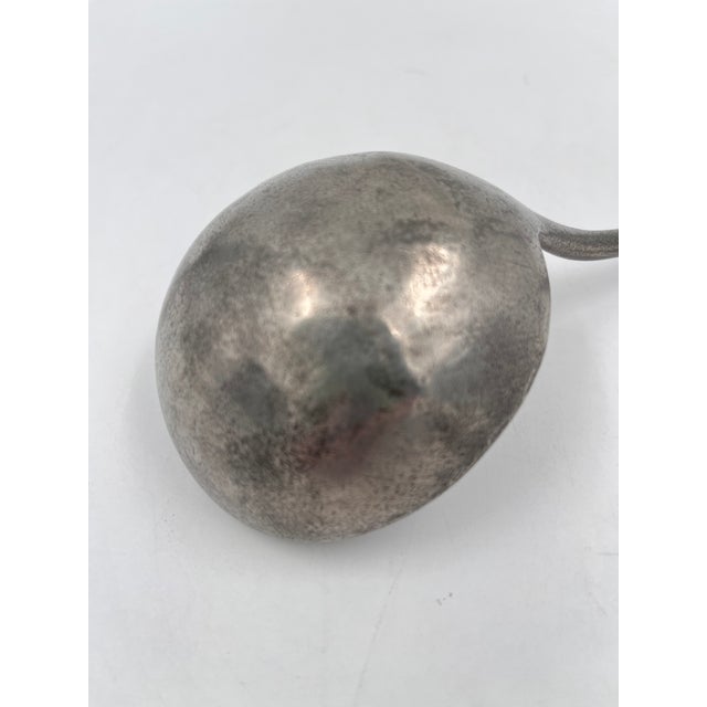 Victorian Early 19th Century Rustic German Pewter Ladle For Sale - Image 3 of 17