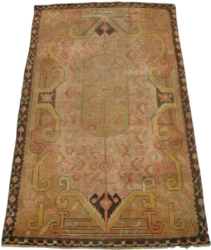 1900s Antique Uzbek Samarkand Rug- 8'1'' X 4'11''