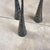 1980s Sculptural Candleholders in Burnished Metal, Italy, 1980s, Set of 3 For Sale - Image 5 of 18