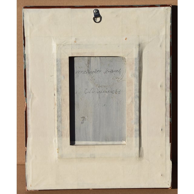Ernst Weiers, Painting Snow-Covered Bush, 1963, Oil Painting, Framed, 1963, Oil For Sale - Image 7 of 9