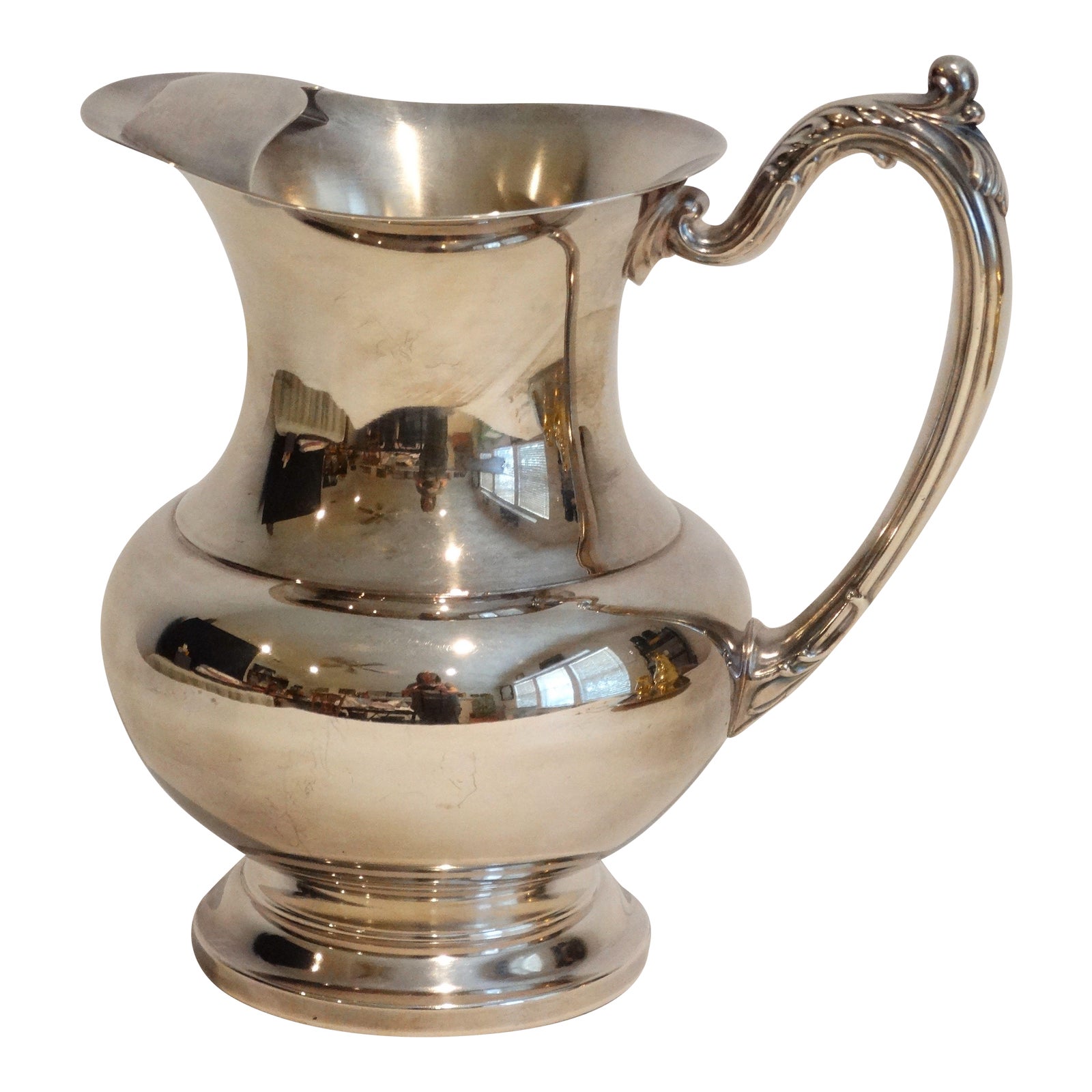 Silver Plate Oneida Water Pitcher Chairish