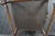 Late 20th Century 2 French Country Walnut Plaid Fauteuil Nailhead Ladderback Club Lounge Armchairs For Sale - Image 11 of 12