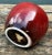 Vintage Sang De Bouf Red Glazed Ceramic Vase For Sale - Image 10 of 12