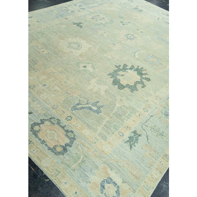 Tan Turkish Oushak Rug 8' x 10'7" #19397 For Sale - Image 8 of 8