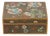 Japanese Cloisonne Enamel Trinket Box Floral Butterfly Design For Sale