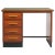 Italian Art Deco Desk in Blonde Walnut, 1930s For Sale - Image 3 of 7