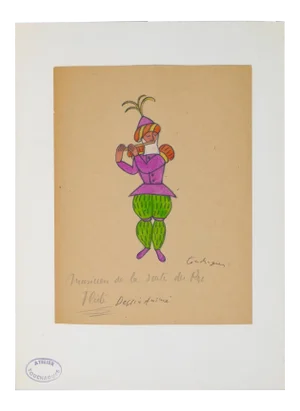 Piper - Original Mixed Media 1970s 1970s