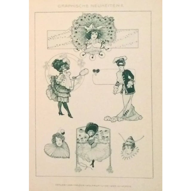 French 1900 German Decorator Vert Detail Prints - Pair For Sale - Image 3 of 3