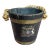 19th Century Brass-Bound Oak Uk Royal Navy Fire Bucket For Sale