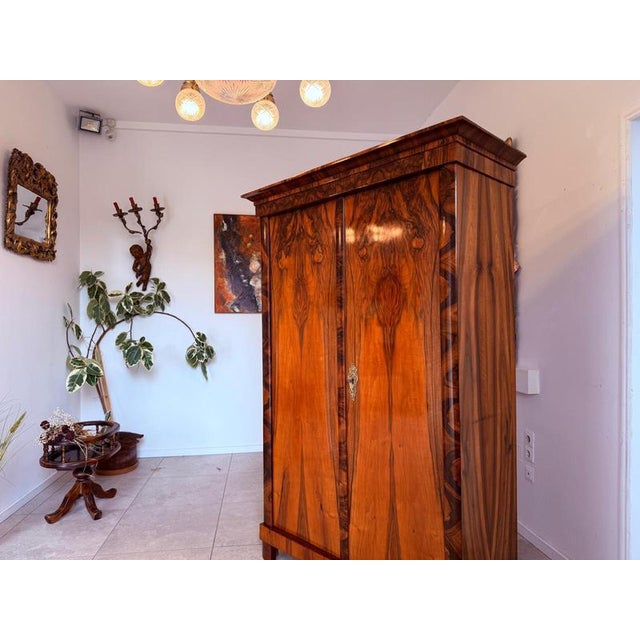Antique Biedermeier Hall Wardrobe For Sale - Image 13 of 18