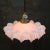 Art Nouveau French Clichy Pink Colored Glass Pendant Light, 1920s For Sale - Image 6 of 7