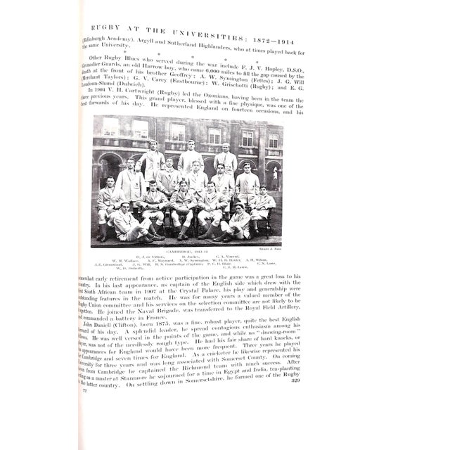 "British Sports and Sportsmen: Cricket and Football" 1917 For Sale - Image 9 of 13