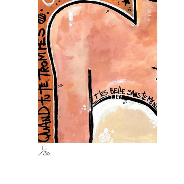 Yohan Storti, You're Beautiful, 2021, Silkscreen Print For Sale - Image 5 of 8