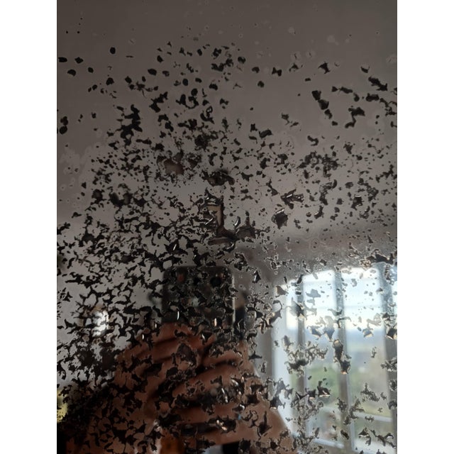 Neo-Gothic Mirror in Carved Oak, 1940 For Sale - Image 12 of 14