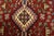 Yalameh Rug 1’10” X 2’5” Red Wool Vintage Tribal Hand-Knotted Oriental Carpet For Sale - Image 4 of 8
