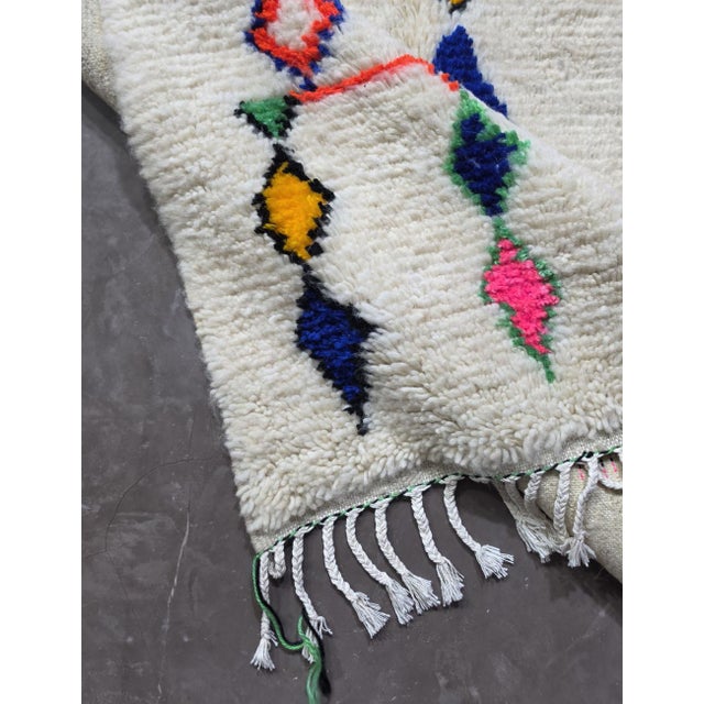 Handmade Moroccan Azilal Rug - 8 X 4.9 Ft For Sale - Image 4 of 8