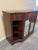 Wood Bookcase Console Desk Buffet Mid Century Vintage For Sale - Image 7 of 10