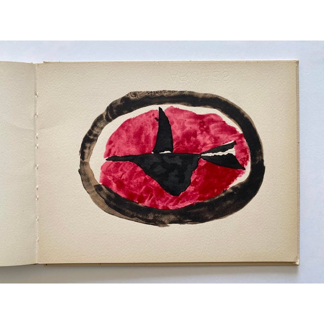 Georges Braque " Le Solitaire " Vintage 1959 First Limited Edition Fine Art Pochoir Print French Modernism Hardcover Art Book For Sale - Image 14 of 18