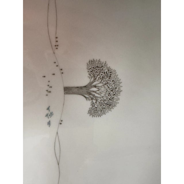 Modern Rut Bryk Artist Service Form Polygon Winter Travel Plate by Tapio Wirkkala for Rosenthal, 1983 For Sale - Image 3 of 5