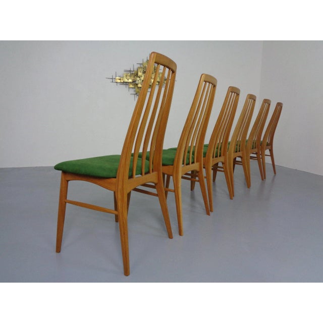 Eva Dining Chairs in Teak by Niels Koeefoed for Hornslet Møbelfabrik, Denmark, 1960s, Set of 6 For Sale - Image 6 of 15