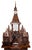 Monumental Victorian Gothic Revival Mahogany Bird Cage on Stand. England 19th C. For Sale - Image 9 of 12