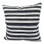 Turkish Hemp Pillow Cushion Natural Beige Black Pillow Cushion Cover 24"x24" For Sale