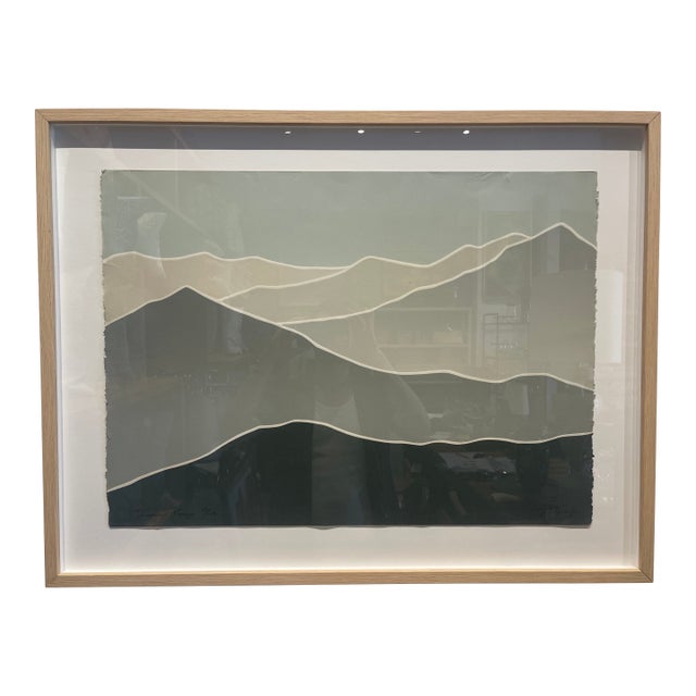 Abstract Landscape Lithograph Print: Drummond Range 17/150 For Sale