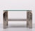 Glass Mid-Century Modern Square Coffee Table in Chrome and Glass from Belgo Chrome, 1970s For Sale - Image 7 of 8