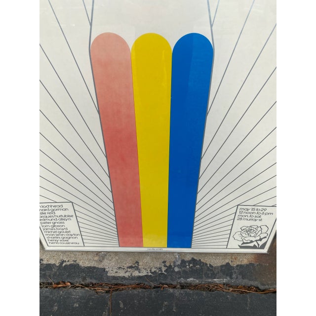 1970s Pop Art Exhibition Poster by Neville Smith, Framed For Sale - Image 11 of 13