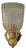 Murano Round Art Glass and Brass Gold Wall Light, 2000 For Sale