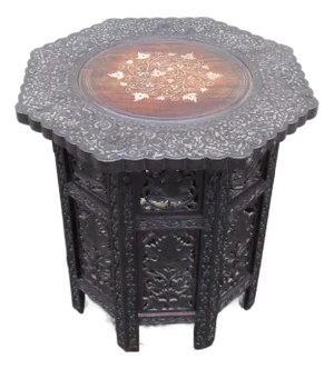 Antique Anglo Indian Carved Hardwod Table