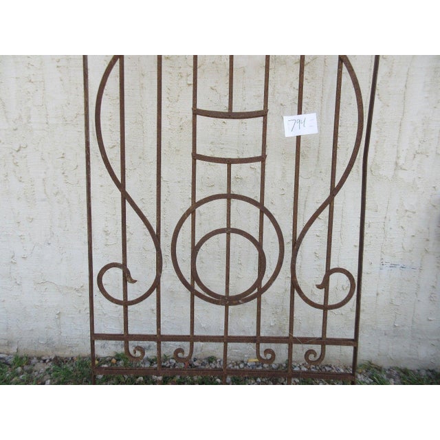 1900 - 1909 Antique Victorian Iron Architectural Salvage For Sale - Image 5 of 6