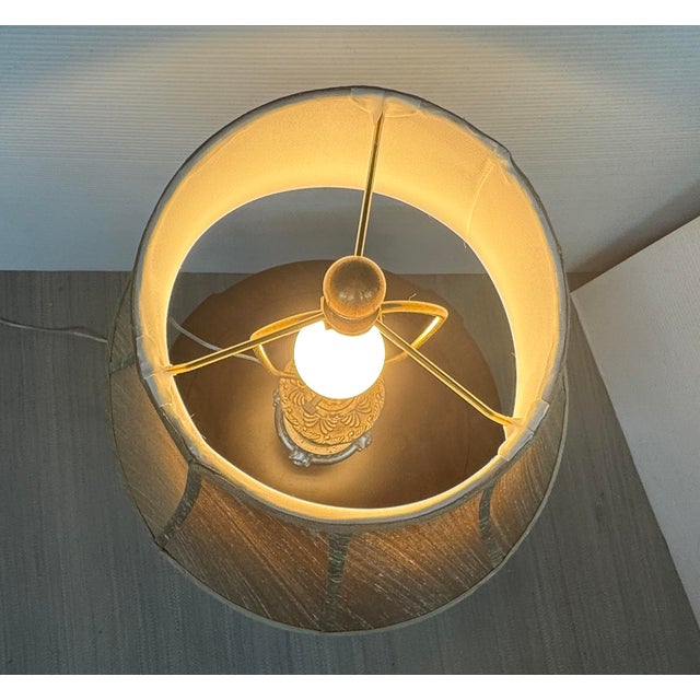 Neoclassical Currey & Company Cut Glass Table Lamp For Sale - Image 10 of 12