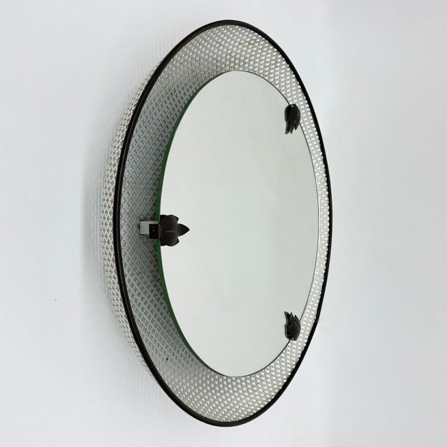 Mathieu Matégot French Illuminated Mirror by Mathieu Mategot, 1950s For Sale - Image 4 of 18