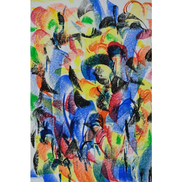 Modern Françoise Galle, Woman's Profile, Pastel For Sale - Image 3 of 6