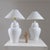 White Table Lamps by Tommaso Barbi, 1970s, Set of 2, in Flawless conditions. Designed 1970 to 1979 This piece has an...