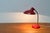 Red Mid-Century German Red 6786 Table Lamp by Christian Dell for Kaiser Idell, 1960s For Sale - Image 8 of 18