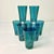 Mid-Century Modern 1950s Vintage Boho Chic Carnival Tent Striped Tumbler Glasses - Set of 8 For Sale - Image 3 of 11