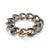 Early 21st Century Pomellato, Silver-Topped, 18k Rose Gold and Brown Diamond Tango Bracelet, 14cttw For Sale - Image 5 of 9