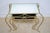 Vintage Italian Hollywood Regency Gold Rope Mirror Top 3 Pc Nesting Side Tables For Sale - Image 4 of 12
