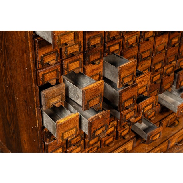 Early 20th Century Massive Antique 370-Drawer Industrial Hardware Cabinet For Sale - Image 13 of 13