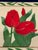 Ceramic Large Majolica Tulip Ceramic Tile For Sale - Image 7 of 7